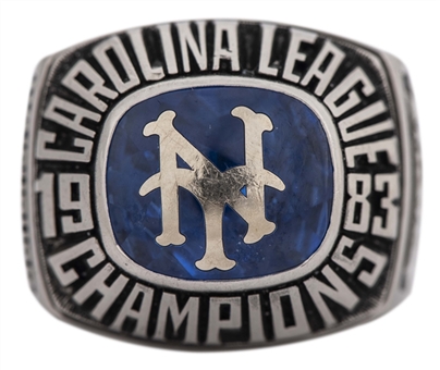 1983 Lynchburg Mets Lenny Dykstra Championship Ring
